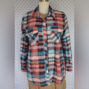Flannel button up shirt
